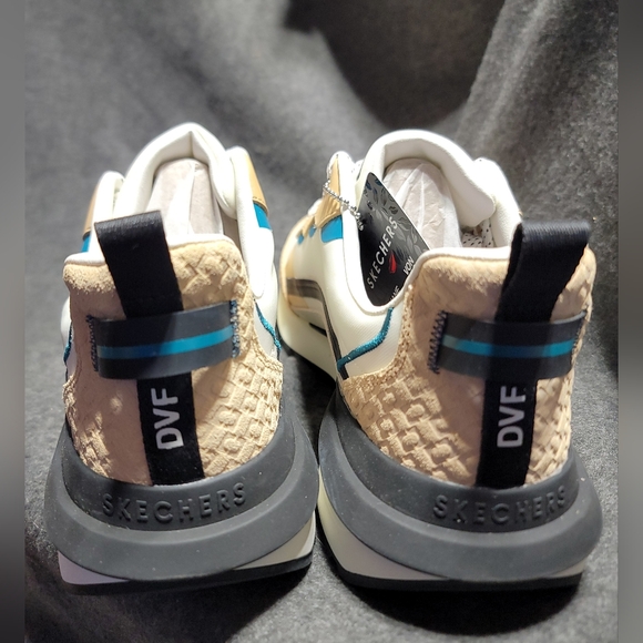 DVF x Skechers Suede Lace-Up Sneakers - Picture 2 of 6